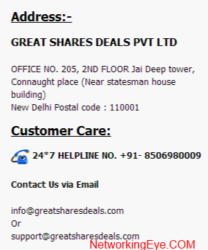 Great Shares Deals contact