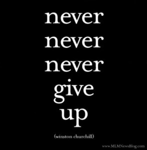 Never Never Never Give Up