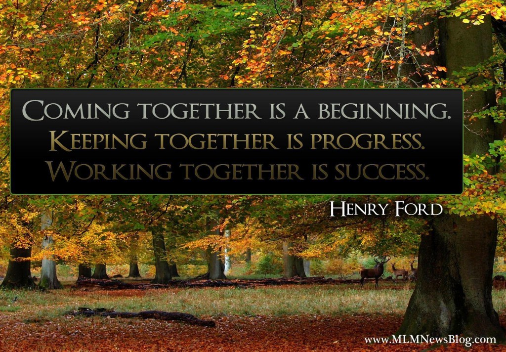 coming together is a beginning keeping together is progress