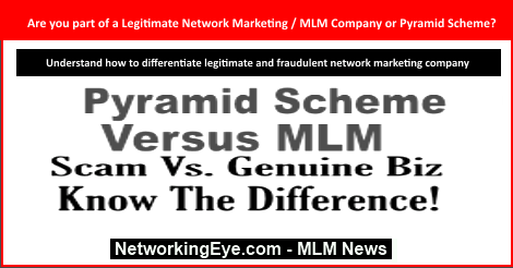 Are you part of a Legitimate Network Marketing MLM Company or Pyramid Scheme