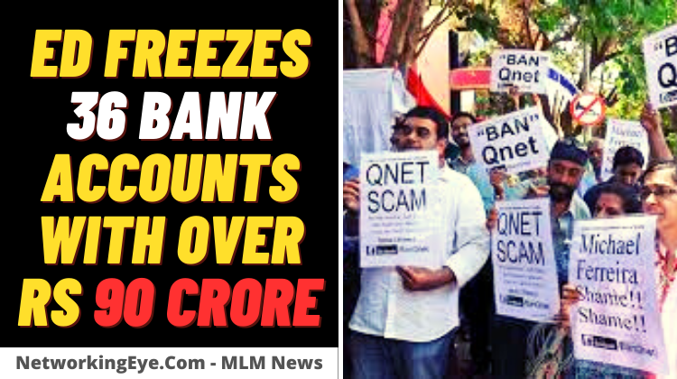 Enforcement Directorate freezes 36 bank accounts with over Rs 90 crore