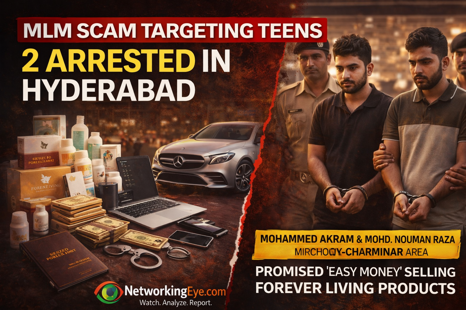 Hyderabad cops bust Forever Living pyramid scheme; 2 arrested